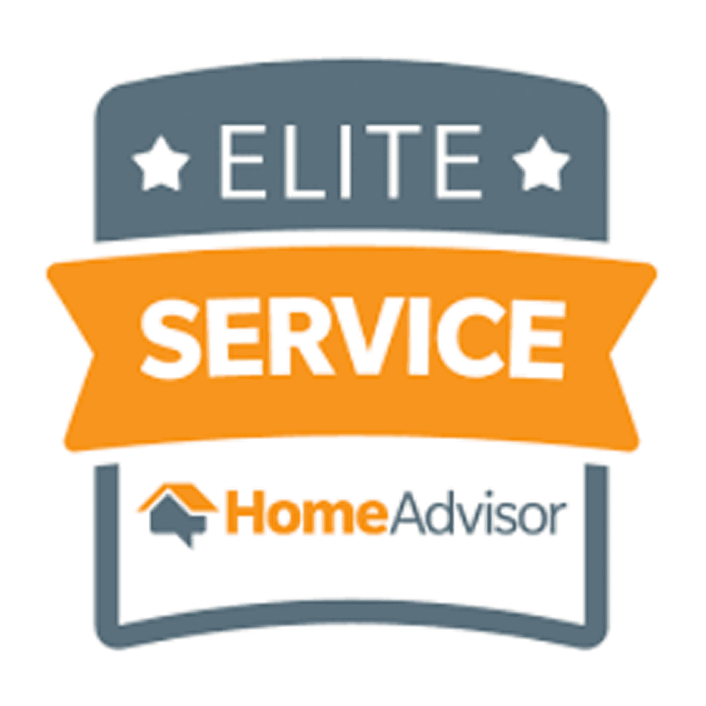 HomeAdvisor Elite Service badge logo.